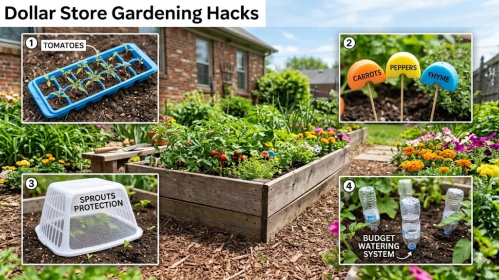 4 Dollar Store Gardening Hacks to Try This Spring for a Thriving, Budget Garden