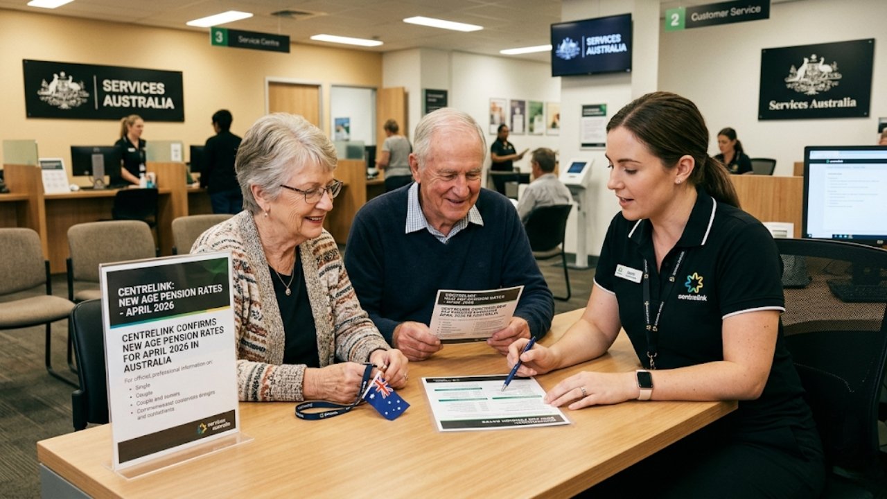 Centrelink Confirms New Age Pension Rates for April 2026 in Australia