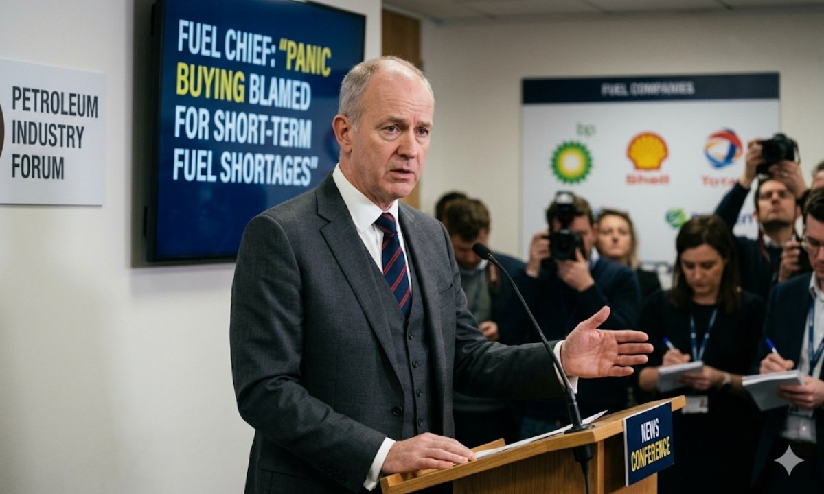 Fuel Chief Blames Panic Buying for Short-Term Fuel Shortages